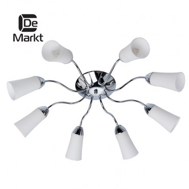 Люстра потолочная DeMarkt 638010808 Олимпия 8x60W E14